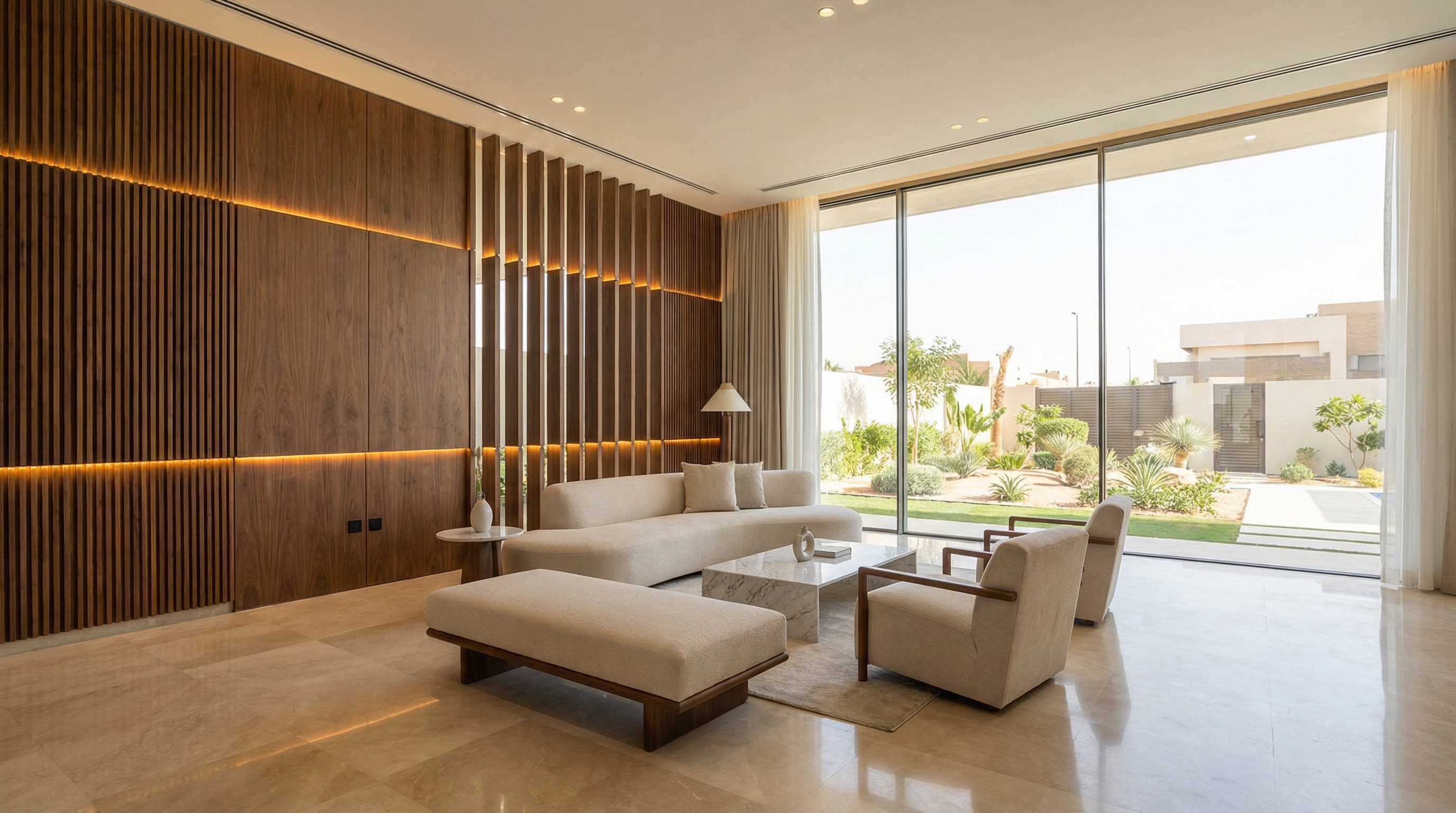 ديكورات خشبية عصرية